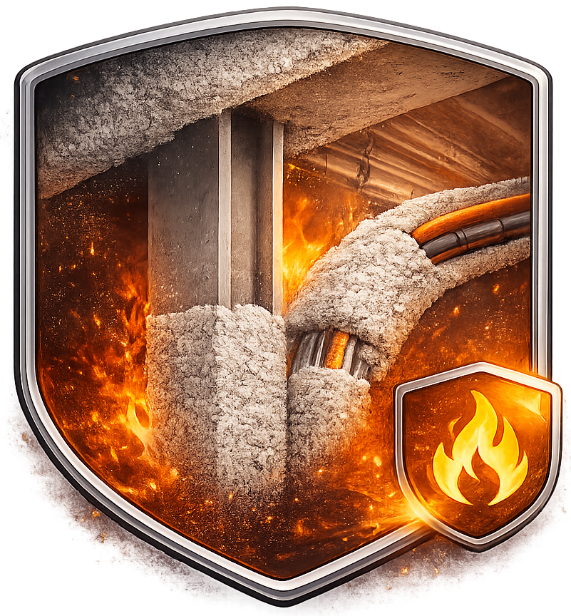 Calfeutrement de trémies et chemins de câbles - Sécurité incendie